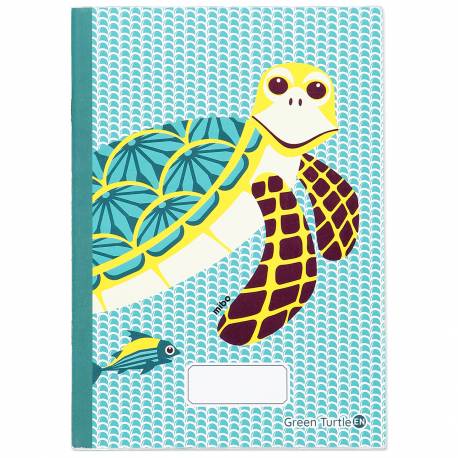Turtle With Notebook A5 Turtle notebook - Coq en pâte