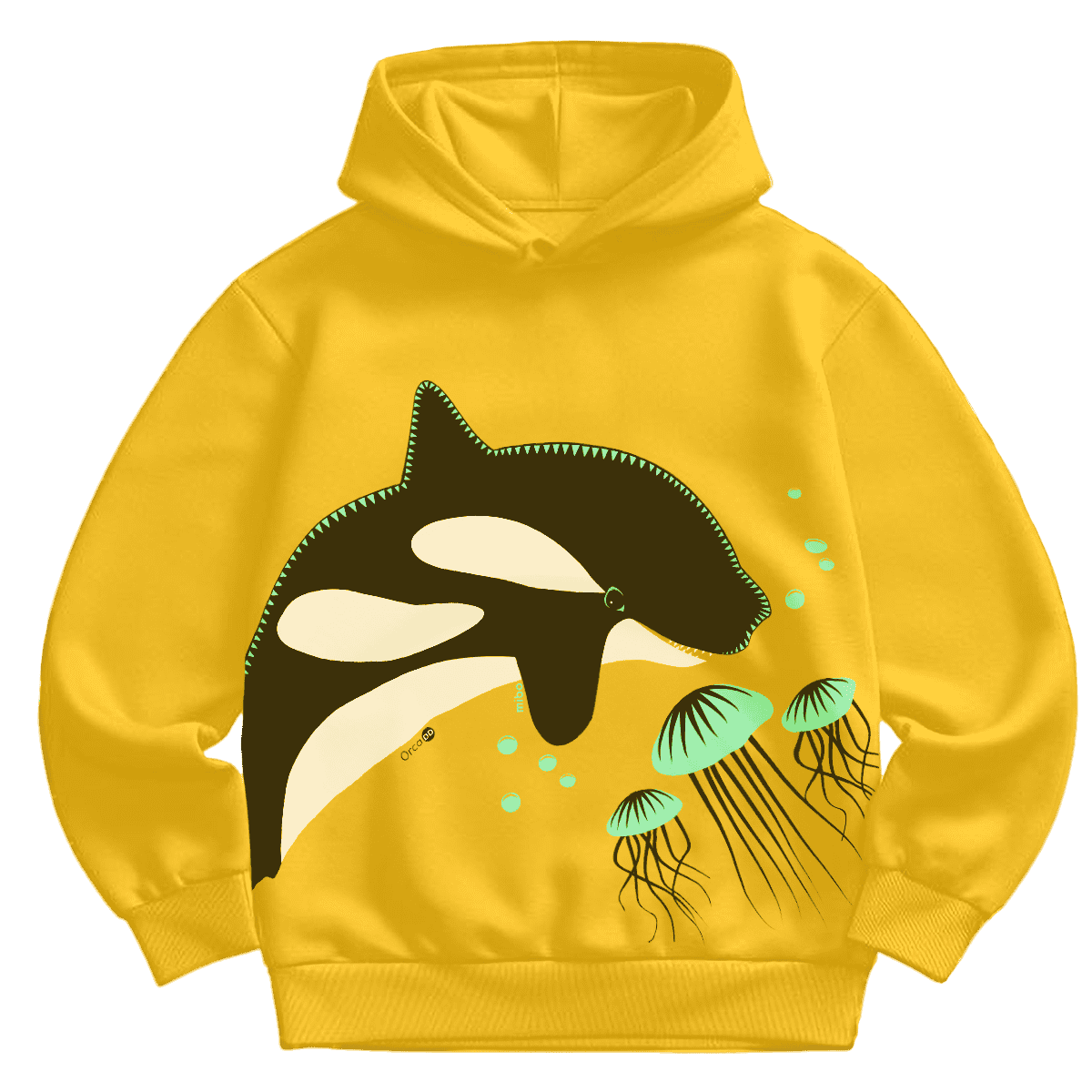 Sweat à Capuche Enfant - Motif Baleine Mignonne (3D, Unisexe, 6-15 Ans) - 3